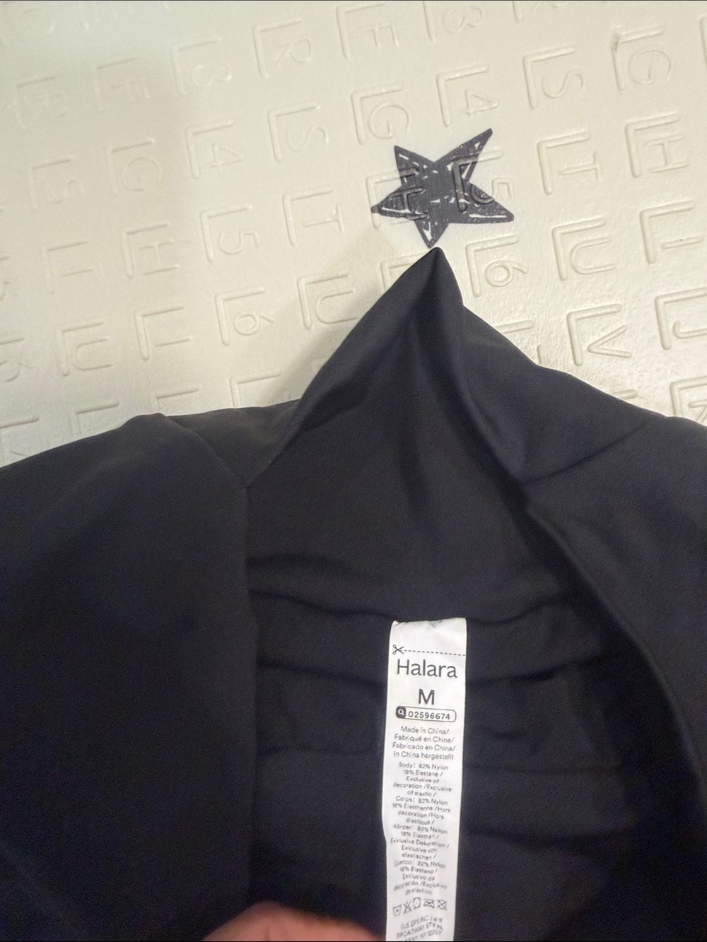 HALARA Black High-Waist Lounge Shorts - Picture 3 of 4